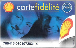 CARTE²°-FIDELITE-CARBURANTS-SHELL-V° Tarif 01/04/02-Adresse V°-15Bd Charles De GAule-92700 COLOMBES-BE - Treuekarten