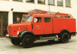 Mercedes-Benz LAF 311/36 TLF16 Aufbau Metz - Feuerwehrzeuge Haubenwagen  (1957)  - CPM - Camión & Camioneta