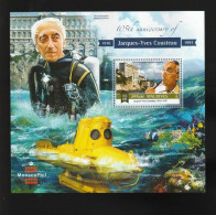 BAR8379- MALDIVAS 2015- MNH (BARCOS - JACQUES COUSTEAU) - Sottomarini