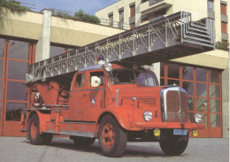 Mercedes-Benz L 5000 DL37 Aufbau Metz - Feuerwehrzeuge Haubenwagen  (1954)  - CPM - Camion, Tir