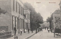 489363Assen, Stationstraat. 1909.   - Assen