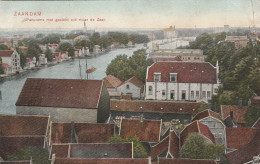 489372Zaandam, Panorama Met Gezicht O/d Rivier De Zaan(Zie Rechterkant Vouw Scheurtjes)  - Zaandam