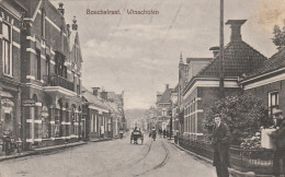 489374Winschoten, Boschstraat. Winkel Van Velthuis Rijwielen.   - Winschoten