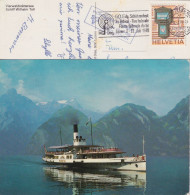 AK  "Vierwaldstättersee"  Luzern  (Schiffspost / Flagge: Schützenfest)      1979 - Cartas & Documentos