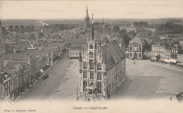 4893646Gouda In Vogelvlucht Rond 1900.   - Gouda