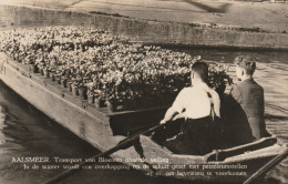 489295Aalsmeer, Transport Van Bloemen Naar De Veiling. (FOTOKAART)  - Aalsmeer