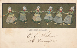 4892117Volendam, De Meisjes. (Poststempel 1902)  - Volendam