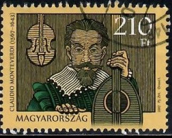 Hungary, 2017 Used, 450th Birth Anniversary Of Claudio Monteverdi, 1567-1643 Mi. Nr.5878, - Usati