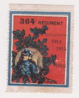 Vignette Militaire Delandre - 364ème Régiment D'infanterie - Militärmarken