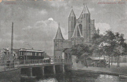 4892283Haarlem, Amsterdamsche Poort Bij Avond. (Poststempel 1905) (Zie Randen)  - Haarlem