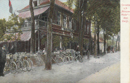 4892287Wassenaar, Groete V / H ,,Nieuwe Huis''  Den Deijl. (Poststempel 1908)  - Sonstige & Ohne Zuordnung