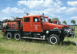 IFA G5 Tankloschfahrzeug Mit Mannschaftskabine Der Freiwilligen Feuerwehr Rehfelde/Brandenburg (1964)  - CPM - Camions & Poids Lourds