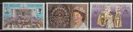 Belize 1977 Silver Jubilee Coronation Queen Elisabeth - MNH**, Postfrisch Ohne Falz , Neuf Sans CharniÂŠre , Never Hinge - Belice (1973-...)