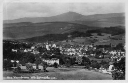 Bad Warmbrunn Mit Schneekoppe Gel.1932 - Böhmen Und Mähren