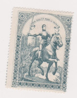 Vignette Militaire Delandre - Patriotique - Jeanne D'Arc - Grand Format - Militärmarken