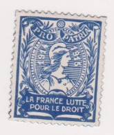 Vignette Militaire Delandre - Patriotique - Pro Patria - La France Lutte Pour Le Droit - Militair