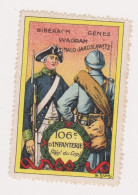 Vignette Militaire Delandre - 106ème Régiment D'infanterie - Militair