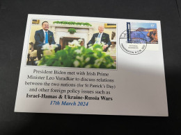 19-3-2024 (3 Y 23) War In Gaza - Ireland PM Visit To USA & Meet Joe Biden - Talks About Israel & Ukraine Wars - Militaria