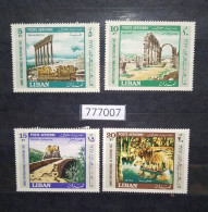 777007; Lebanon; 1967; Airmail - International Tourist Year; 990 - 993; MNH** - Liban