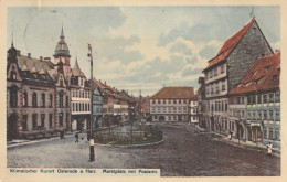 4897197Osterode, Marktplatz Mit Postamt. 1911. (fold Above Stamp, Plus Left Side See Back)  - Osterode