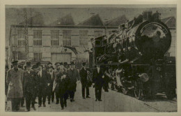 Reproduction - Société Cockerill Seraing - Roi Albert (?) - Exposition Liège 1930 ? - Trains