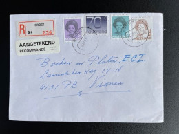 NETHERLANDS 1992 REGISTERED LETTER GROET TO VIANEN 02-12-1992 NEDERLAND AANGETEKEND - Brieven En Documenten