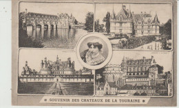 CPA SOUVENIR DES CHÂTEAUX DE LA TOURAINE - MULTIVUES - TOURANGELLE - Centre-Val De Loire