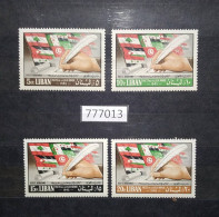 777013; Lebanon; 1967; Airmail - The 22nd Anniversary Of Arab League Pact; 980 - 983; MNH** - Liban