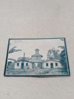 ANTIQUE POSTCARD SÃO TOME E PRINCIPE ROÇA AMPARO - ENTRADA DOS TERREIROS UNUSED - São Tomé Und Príncipe