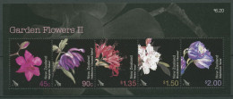 Neuseeland 2004 Gartenblumen Magnolie Rhododendron Block 172 Postfrisch (C25710) - Hojas Bloque