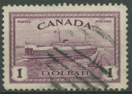 Kanada 1946 Umstellung Auf Friedensproduktion Eisenbahnfähre 240 Gestempelt - Used Stamps