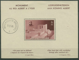 Belgien 1938 König-Albert-Denkmal Nieuwpoort Block 7 Mit Falz (C91591) - 1924-1960