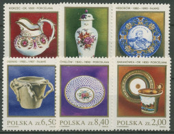 Polen 1981 Fayencen Keramik Porzellan 2739/44 Postfrisch - Nuevos