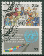 UNO New York 1985 Völker Der Erde 468/69 Gestempelt - Gebraucht