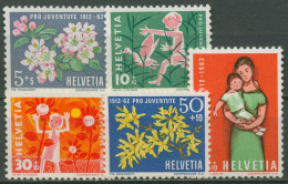 Schweiz 1962 Pro Juventute Mutter Mit Kind Kinder Pflanzen 758/62 Postfrisch - Unused Stamps