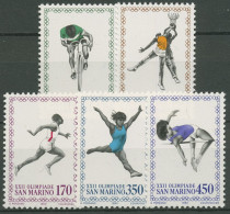 San Marino 1980 Olympische Sommerspiele Moskau 1214/18 Postfrisch - Unused Stamps