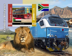 Guinea Bissau 2021, Trains Of Africa II, Lion, BF - Guinea-Bissau