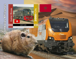 Guinea Bissau 2021, Trains Of Africa II, Rabbit, BF - Roedores