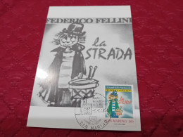 CARTOLINA I GRANDI DELLO SPETTACOLO FEDERICO FELLILI - Cinema Advertisement