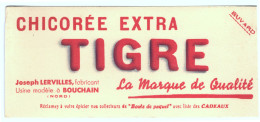 CHICOREE EXTRA  TIGRE  LA MARSUE DE QUALITE -JOSEPH LERVILLES FABRICANT-  USINE MODELE  BOUCHAIN NORD - Levensmiddelen