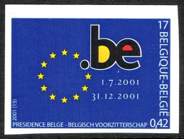 COB  3014 - ND - Cote: 10,00 € - Union Européenne - Présidence Belge - 2001 - 2001-…