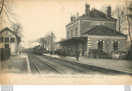 BLERE LACROIX LA GARE AVEC LE TRAIN - Bléré