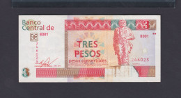 3 PESOS CONVERTIBLES (CUC) 2016 XF / EBC- - Cuba