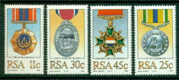 SOUTH AFRICA 1984 Mi 661-64** Military Medals [B501] - Militaria