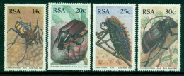 SOUTH AFRICA 1987 Mi 701-04** Beetles [B506] - Käfer