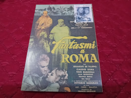 CARTOLINA FANTASMI DI ROMA 1998 - Cinema Advertisement