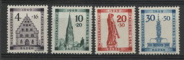 BADEN N° 42 à 45 (MI 38 à 41) Cote 88 € Neufs **/* (MNH/MH) Voir Description - Baden