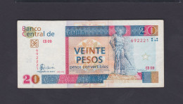 20 PESOS CONVERTIBLES (CUC) 2006 VF / MBC+ - Cuba