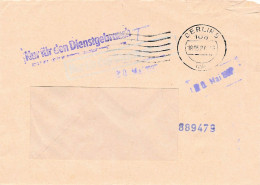 DDR Dienst Brief - Nur Für Den Dienstgebrauch - Humboldt Universität Direktorat F. Studienangelegenheiten Berlin 1987 - Service Central De Courrier