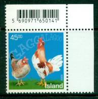 ICELAND 2003 Mi 1040** Icelandic Chickens [B523] - Ferme